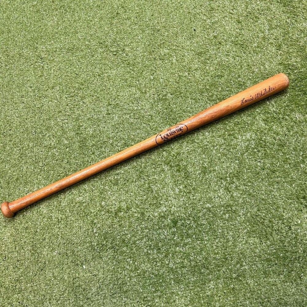 Vintage 22” Louis Whitaker “Sweet Lou” Mini Louisville Slugger Baseball Bat